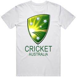 Australia Cricket Logo Mens Soft Cotton Tee T Shirt