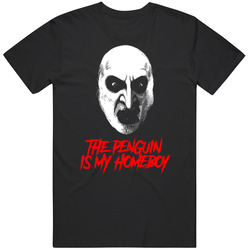 The Penguin Is My Homeboy Batman Movie Villain Mens Soft Cotton Tee T Shirt