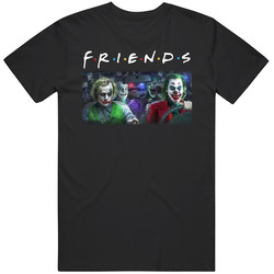 Friends Batman Joker Mashup Parody Mens Soft Cotton Tee T Shirt