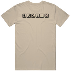Euclid Scrabble Game Parody Mens Soft Cotton Tee T Shirt