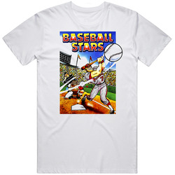 Baseball Stars Video Game Sports Mens Soft Cotton Tee T Shirt
