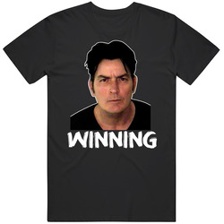 Charlie Sheene  Shot Mens Soft Cotton Tee T Shirt