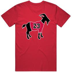 Michael Jordan 23 Goat Greatest Of All Time Chicago Basketball Fan Mens Soft Cotton Tee T Shirt
