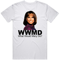 Mary Tyler Moore What Would Mary Do Retro Tv Mens Soft Cotton Tee T Shirt