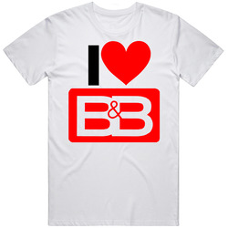 I Love Heart Bold And The Beautiful Mens Soft Cotton Tee T Shirt