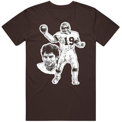 Bernie Kosar Retro Football Caricature Mens Soft Cotton Tee T Shirt