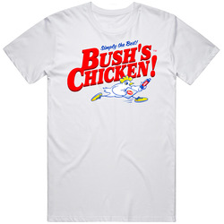 Bushs Chicken Best Southern Restaurant Chains Cool Mens Soft Cotton Tee T Shirt