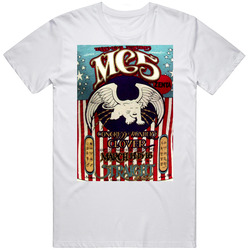 Mc5 Concert Mens Soft Cotton Tee T Shirt