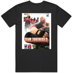 Team Fortress 2 Game Cover Mens Soft Cotton Tee T Shirt