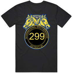 International Brotherhood Of Teamsters Local 299 Detroit Michigan Supporters Mens Soft Cotton Tee T Shirt