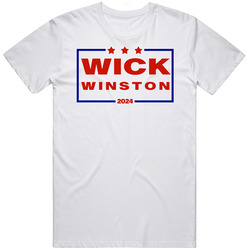 John Wick And Winston For President 2024 The Matrix Movie Fan Mens Soft Cotton Tee T Shirt