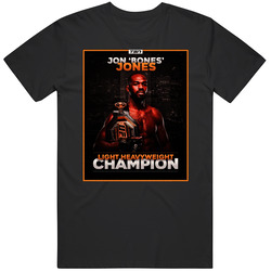 Jon Bones Jones Light Heavyweight Champion Mens Soft Cotton Tee T Shirt