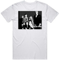 The Addams Family Vintage Tv Series Mens Soft Cotton Tee T Shirt
