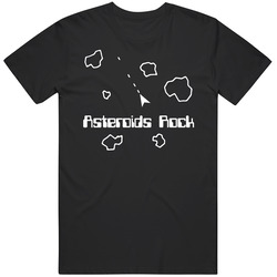 Asteroids Rock Retro Mens Soft Cotton Tee T Shirt