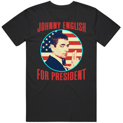 Johnny English For President Spy Movie Fan Mens Soft Cotton Tee T Shirt