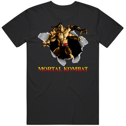 Mortal Kombat Retro Video Game Mens Soft Cotton Tee T Shirt