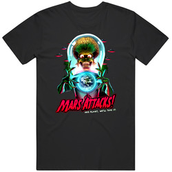 Mars Attacks Movie Mens Soft Cotton Tee T Shirt
