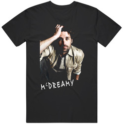 Mcdreamy Greg's Anatomy Patrick Dempsey Mens Soft Cotton Tee T Shirt