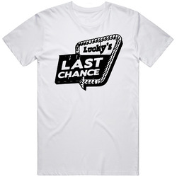 Luckys Last Chance Philadelphia Restaurant Cool Mens Soft Cotton Tee T Shirt