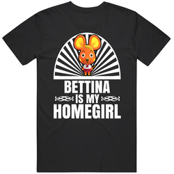 Bettina Is My Homegirl Animal Crossing New Horizons Character Video Game Fan Mens Soft Cotton Tee T Shirt