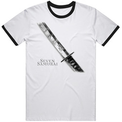 Seven Samurai Kurosawa Movie Mens Soft Cotton Tee T Shirt