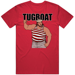 Tugboat Retro Wrestling Mens Soft Cotton Tee T Shirt
