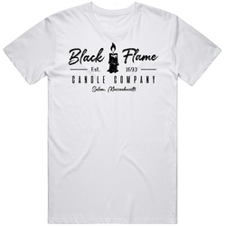 Black Flame Candle Company Hocus Pocus Halloween Movie Parody Mens Soft Cotton Tee T Shirt