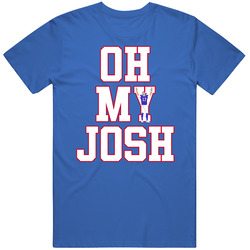 Josh Allen Oh My Josh Fan Mens Soft Cotton Tee T Shirt