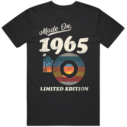 Made In 1965 Limited Edition Mens Soft Cotton Tee T Shirt