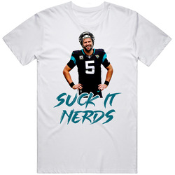 Suck It Nerds Blake Bortles Mens Soft Cotton Tee T Shirt