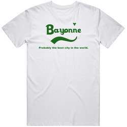 Bayonne Probably The Best City In The World Carlsberg Beer Slogan Mens Soft Cotton Tee T Shirt