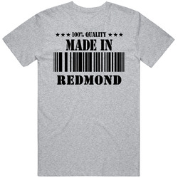 Made In Redmond Custom Mens Soft Cotton Tee T Shirt