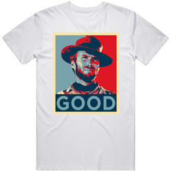 Clint Eastwood Good The Good The Bad And The Ugly Hope Poster Movie Fan Mens Soft Cotton Tee T Shirt