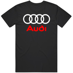 Audi Black Retro Graphic Unisex Soft Cotton Black Mens Soft Cotton Tee T Shirt