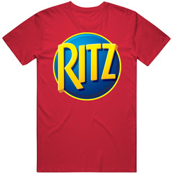 Ritz Cheese Cracker Box Brand Logo Mens Soft Cotton Tee T Shirt