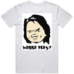Chucky Child's Play Wanna Mens Soft Cotton Tee T Shirt