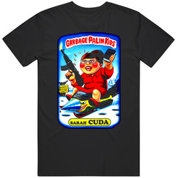 Garbage Pail Kids Sarah Cuda Pain Parody Mens Soft Cotton Tee T Shirt