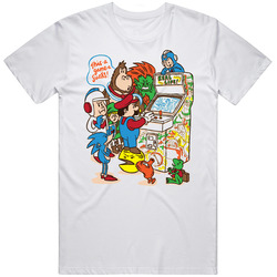 Real Life Sucks Video Game Mens Soft Cotton Tee T Shirt