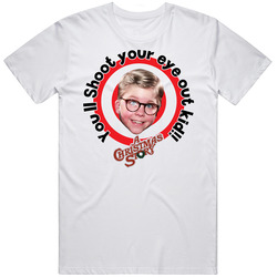 You'll Shoot Your Eye Out Kid A Christmas Story Funny Mens Soft Cotton Tee T Shirt