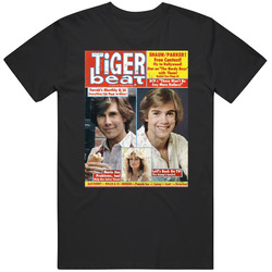 Tiger Beat Teen Magazine Cover Vintage August 1977 Issue Mens Soft Cotton Tee T Shirt