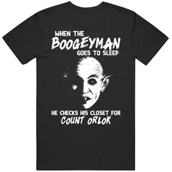 When The Boogeyman Goes To Sleep Count Orlok Nosferatu Ugly Movie Villain Fan Mens Soft Cotton Tee T Shirt