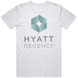 Hyatt Regency Hotel Mens Soft Cotton Tee T Shirt