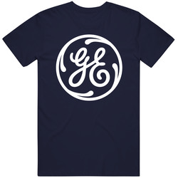 General Electric Navy Mens Soft Cotton Tee T Shirt