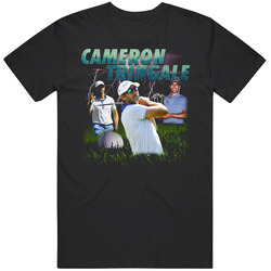 Cameron Tringale Top Ranking Golf Pro Fan Mens Soft Cotton Tee T Shirt