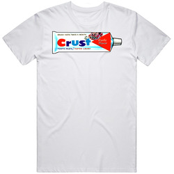 Wacky Packages Tooth Paste Crust Funny Joke Mens Soft Cotton Tee T Shirt