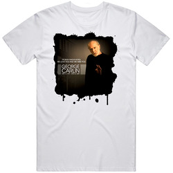 George Carlin Comedian Tribute Mens Soft Cotton Tee T Shirt