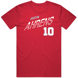 Justin Ahrens 10 Favorite Player Ohio State College Basketball Fan Mens Soft Cotton Tee T Shirt