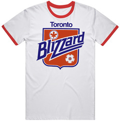 Toronto Blizzard Nasl Soccer Mens Soft Cotton Tee T Shirt