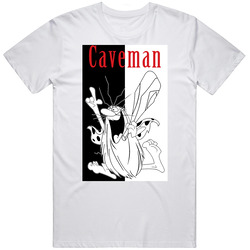 Captain Caveman Cartoon Retro Cool Mens Soft Cotton Tee T Shirt