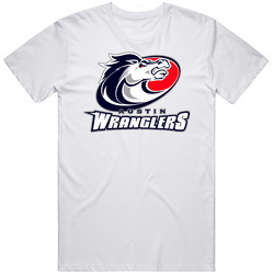 Austin Wranglers Arena Football League Team Sports Fan Logo Mens Soft Cotton Tee T Shirt